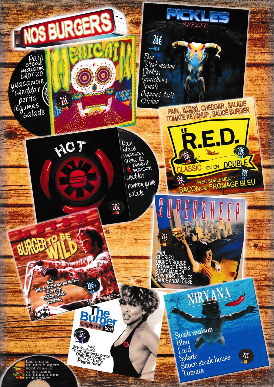 Carte - Le Red Pepper's - Restaurant Aix en Provence - manger a AIX-EN-PROVENCE