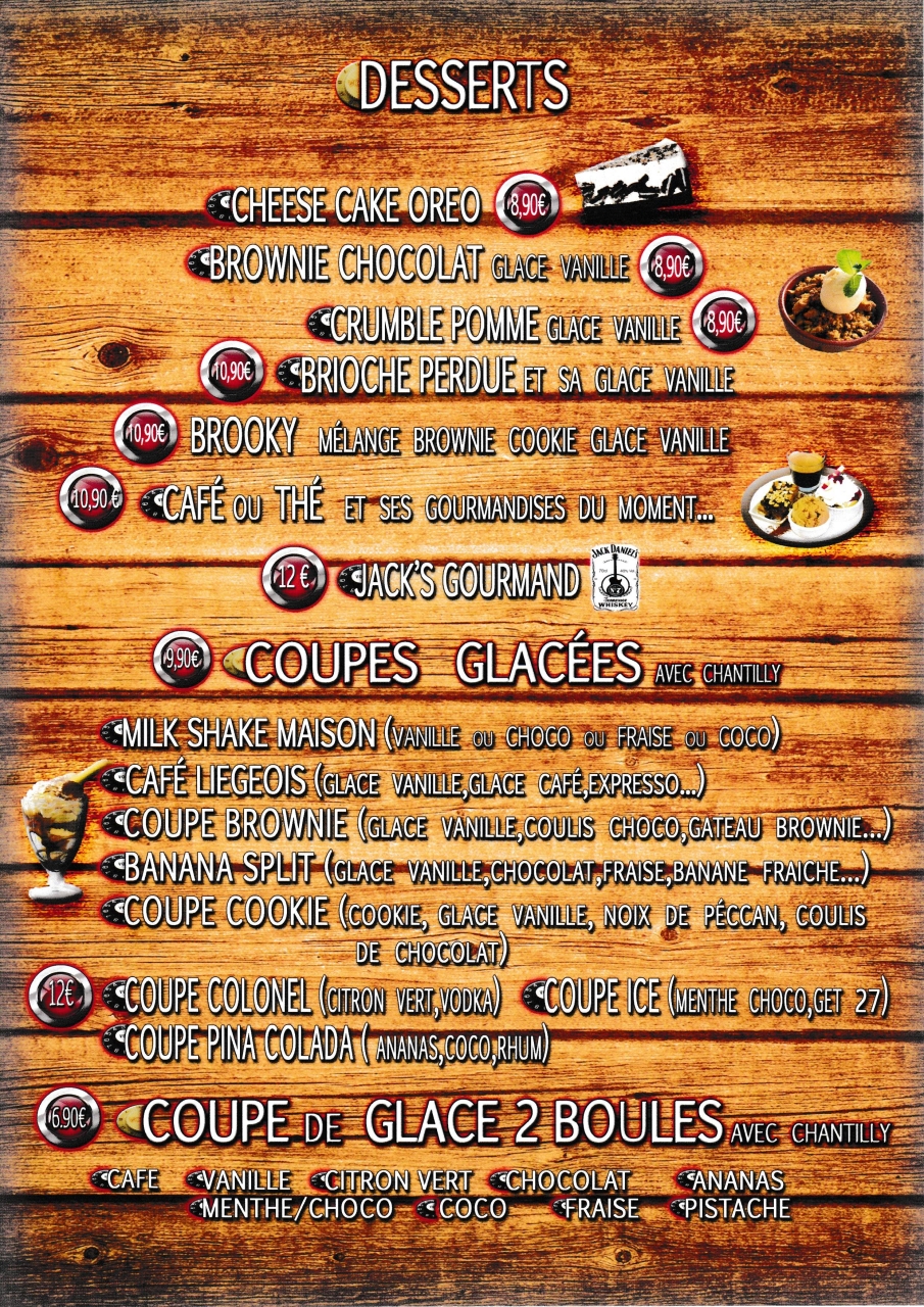 Carte - Le Red Pepper's - Restaurant Aix en Provence - top restaurant AIX-EN-PROVENCE